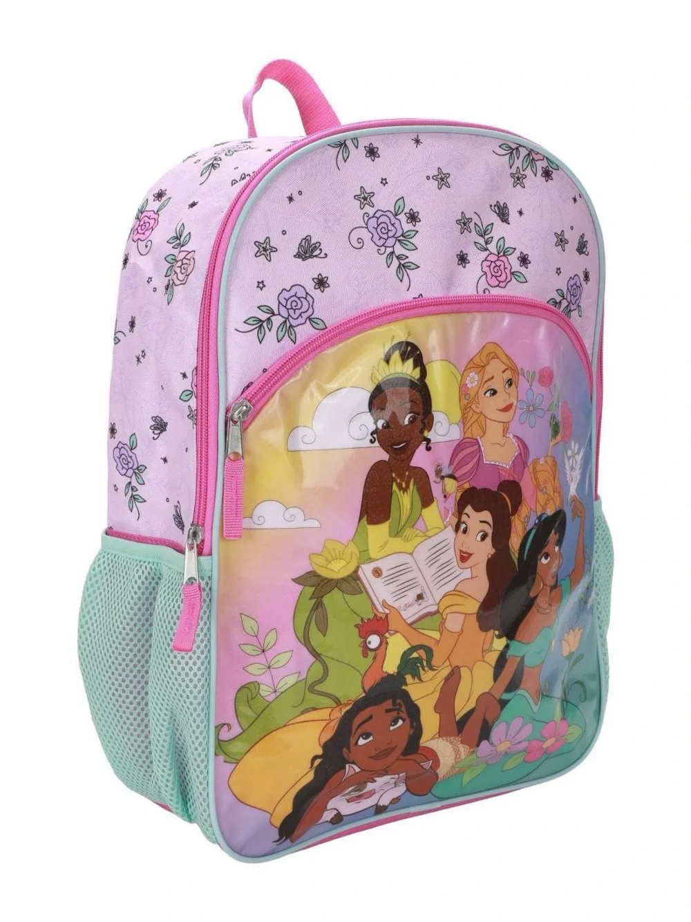 Kids Princess Character Backpack - Pink T4